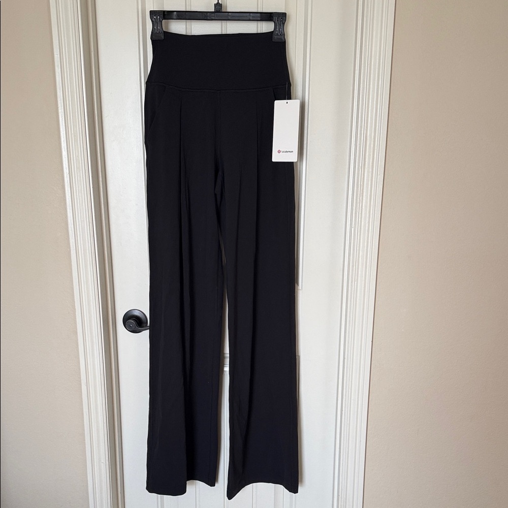 Lululemon Athletica Black Wide Leg Pants